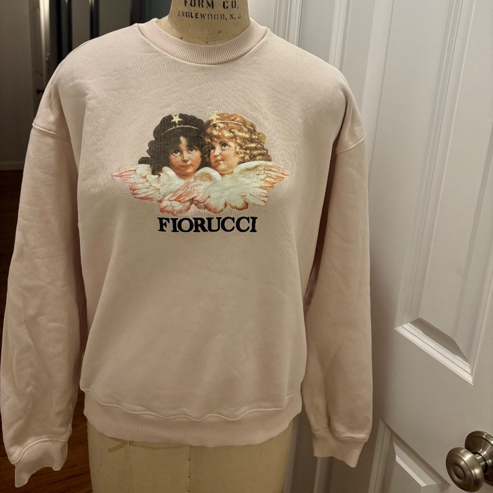 Fiorucci Vintage Angels Sweatshirt in Pink